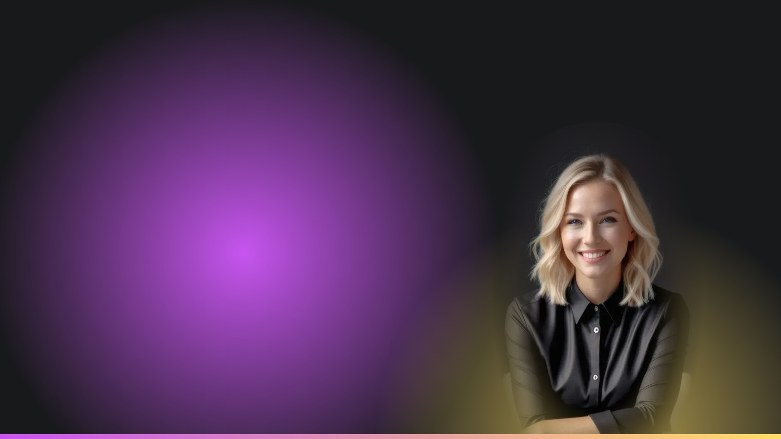 Julie, the Anonymous Health AI assistant, on a purple and gold gradient