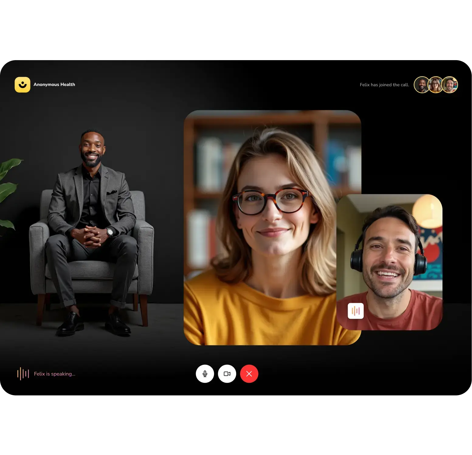 Illustration of 24/7 AI patient support